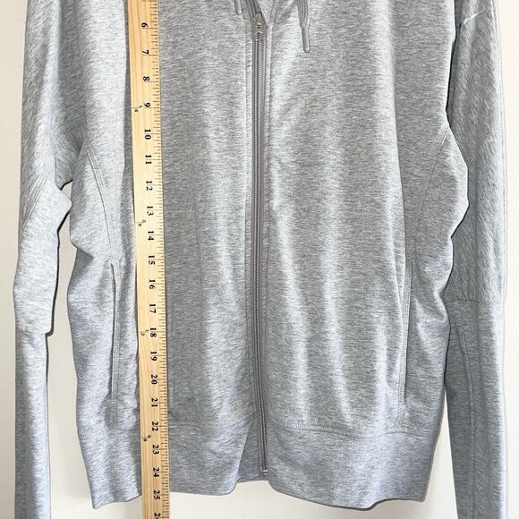 Nike Knit Track Jacket Size S Hooded Thumb Hole Pockets Full Zip Lightweigth - Picture 7 of 12